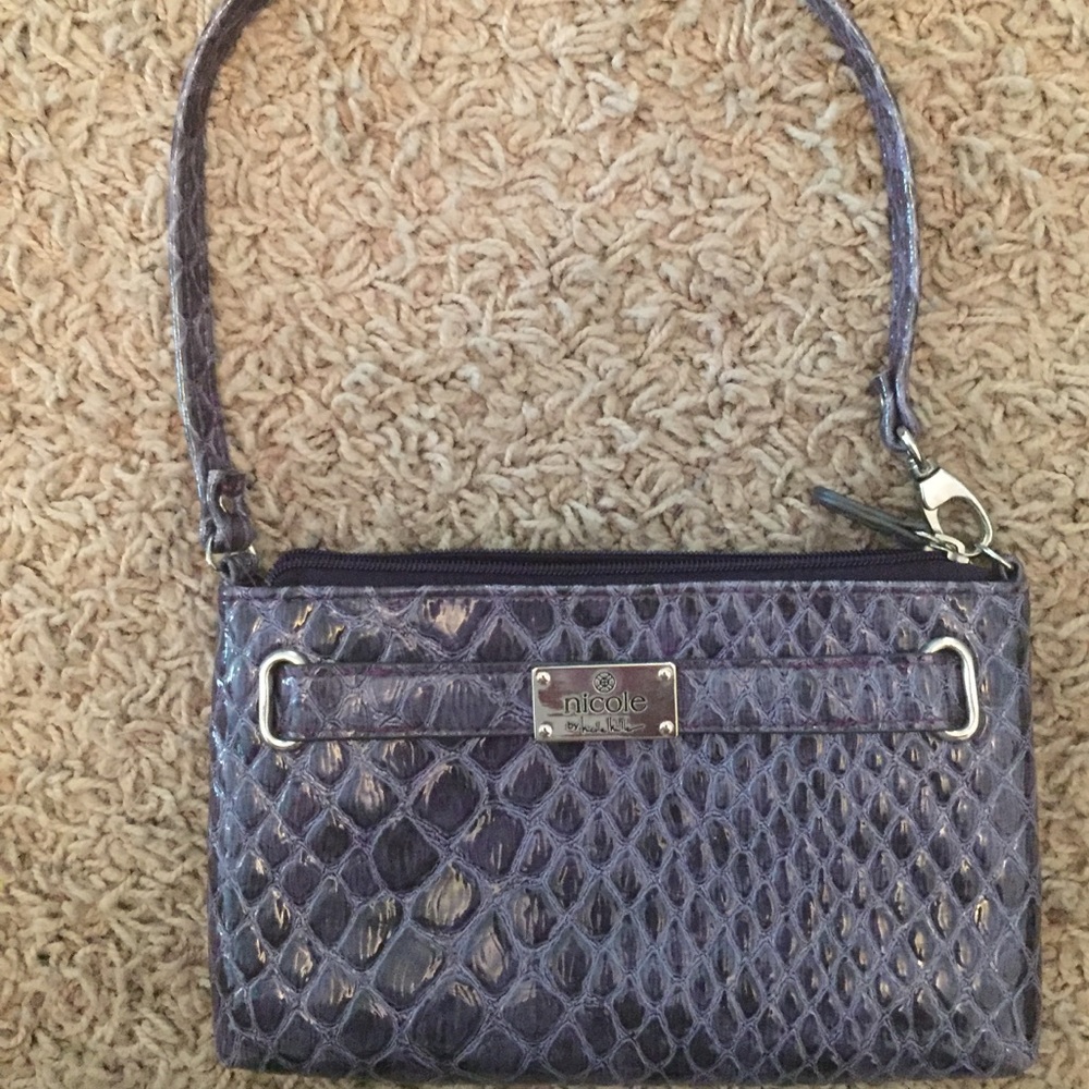 Purple Nicole Miller purse